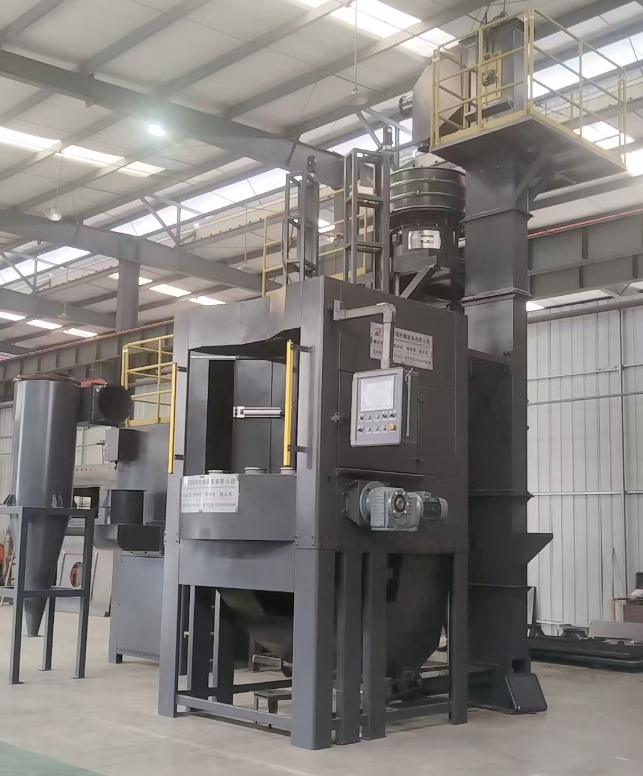 南宁转盘式喷砂机 提升圆形工件处理效率